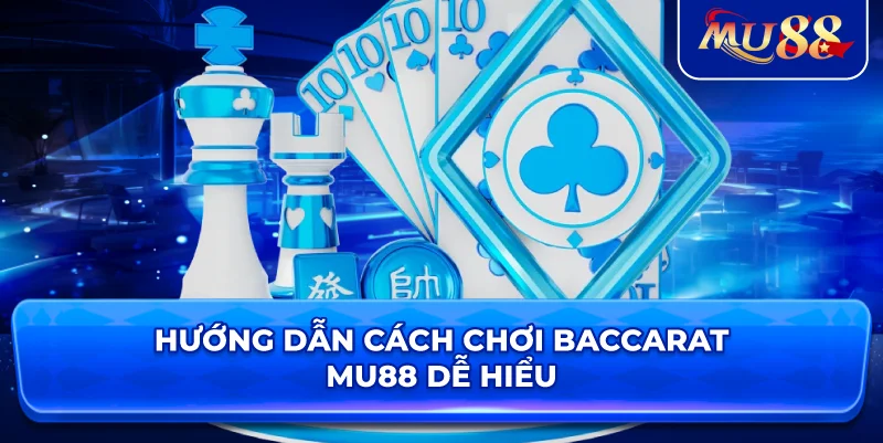 Hướng dẫn cách chơi Baccarat MU88 dễ hiểu